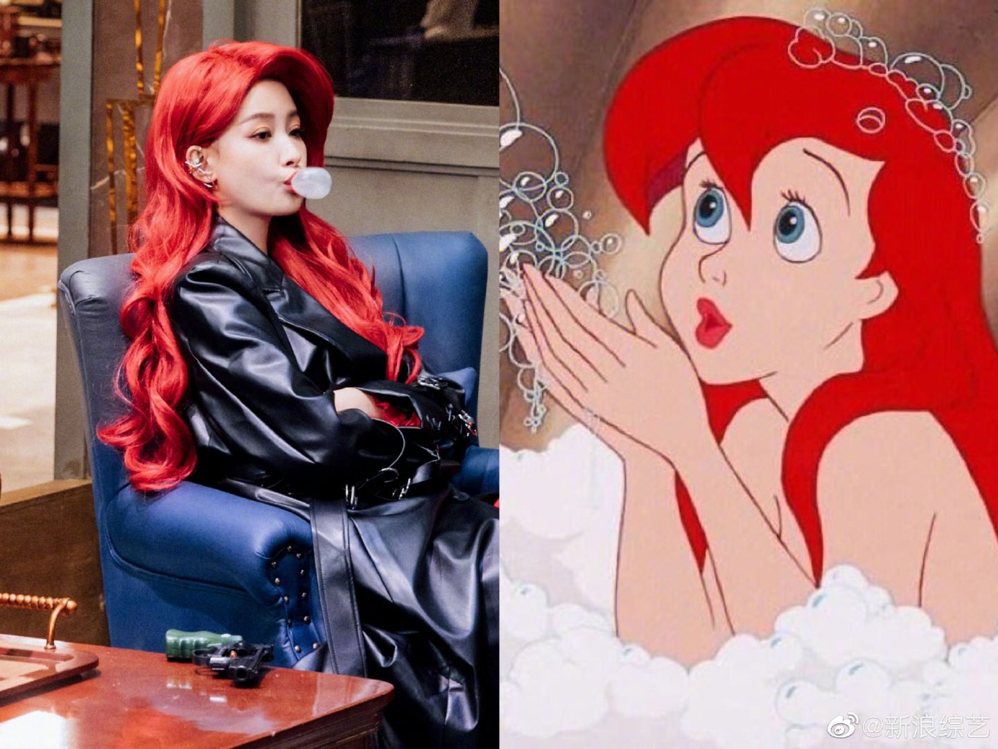 Tôn Di gây bão cộng đồng mạng với mái tóc đỏ rực như nàng công chúa Disney - Ảnh 4