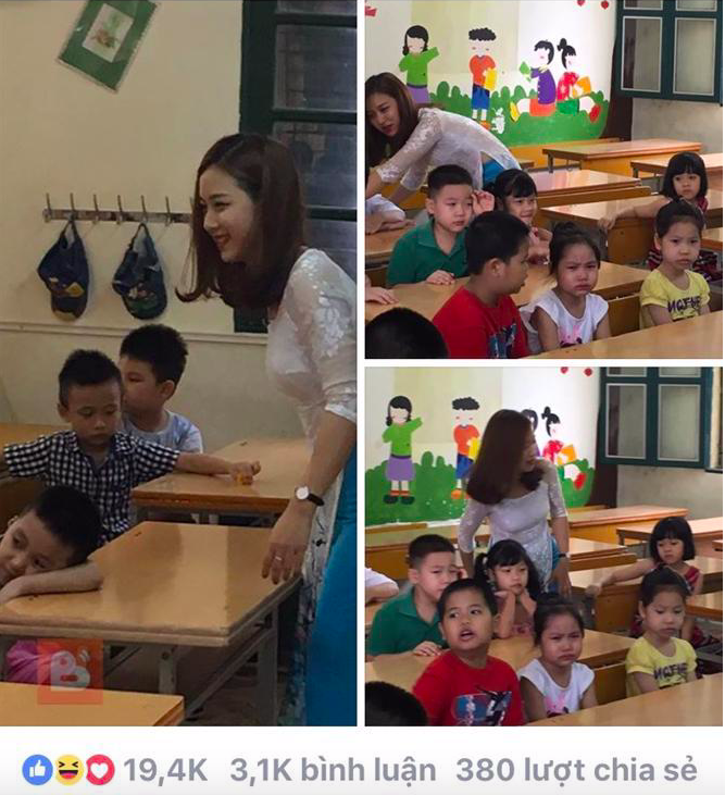 Cô giáo tiểu học diện áo dài “xinh nhất Hà Nội”, phụ huynh ồ ạt hỏi tên trường để cho con theo học - Ảnh 8