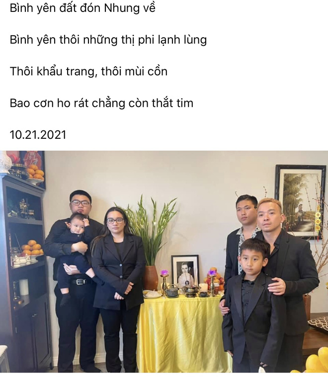 Sau hành trình gian nan, Wendy Phạm cùng gia đình đưa tro cốt Phi Nhung trở về nhà, lời chia sẻ gây xúc động mạnh - Ảnh 1