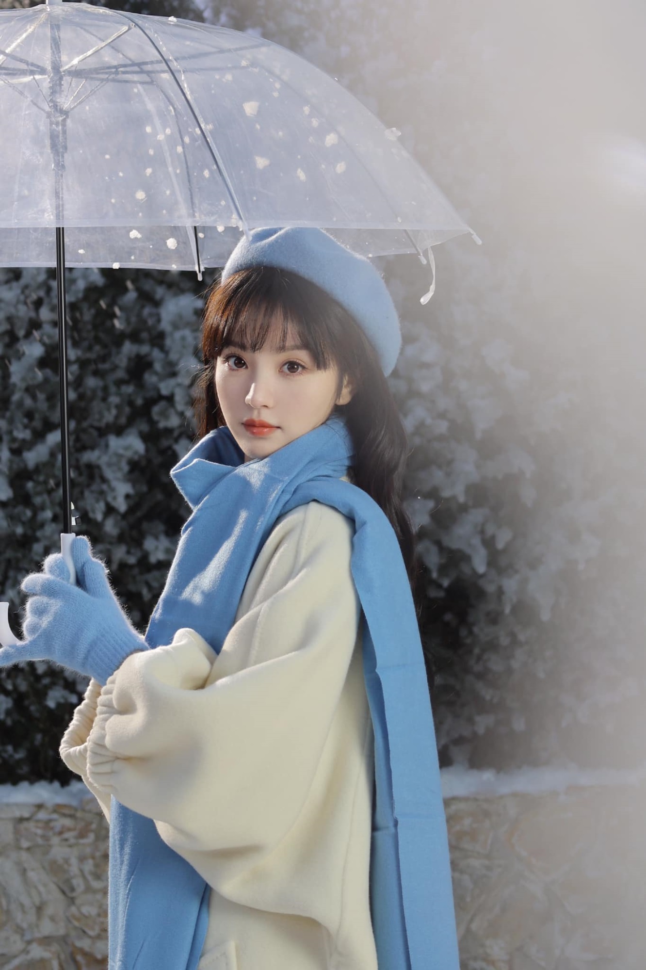 Điền Hi Vi hóa 'cô bé mùa đông' trong bộ ảnh mới, nhan sắc được netizen hết lời khen ngợi  - Ảnh 3