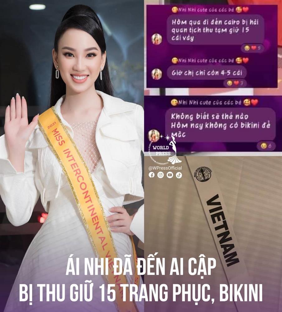 Diễn biến mới nhất vụ Trần Hoàng Ái Nhi tham dự Miss Intercontinental 2021 bị thu giữ hành lý vì nghi buôn lậu - Ảnh 2