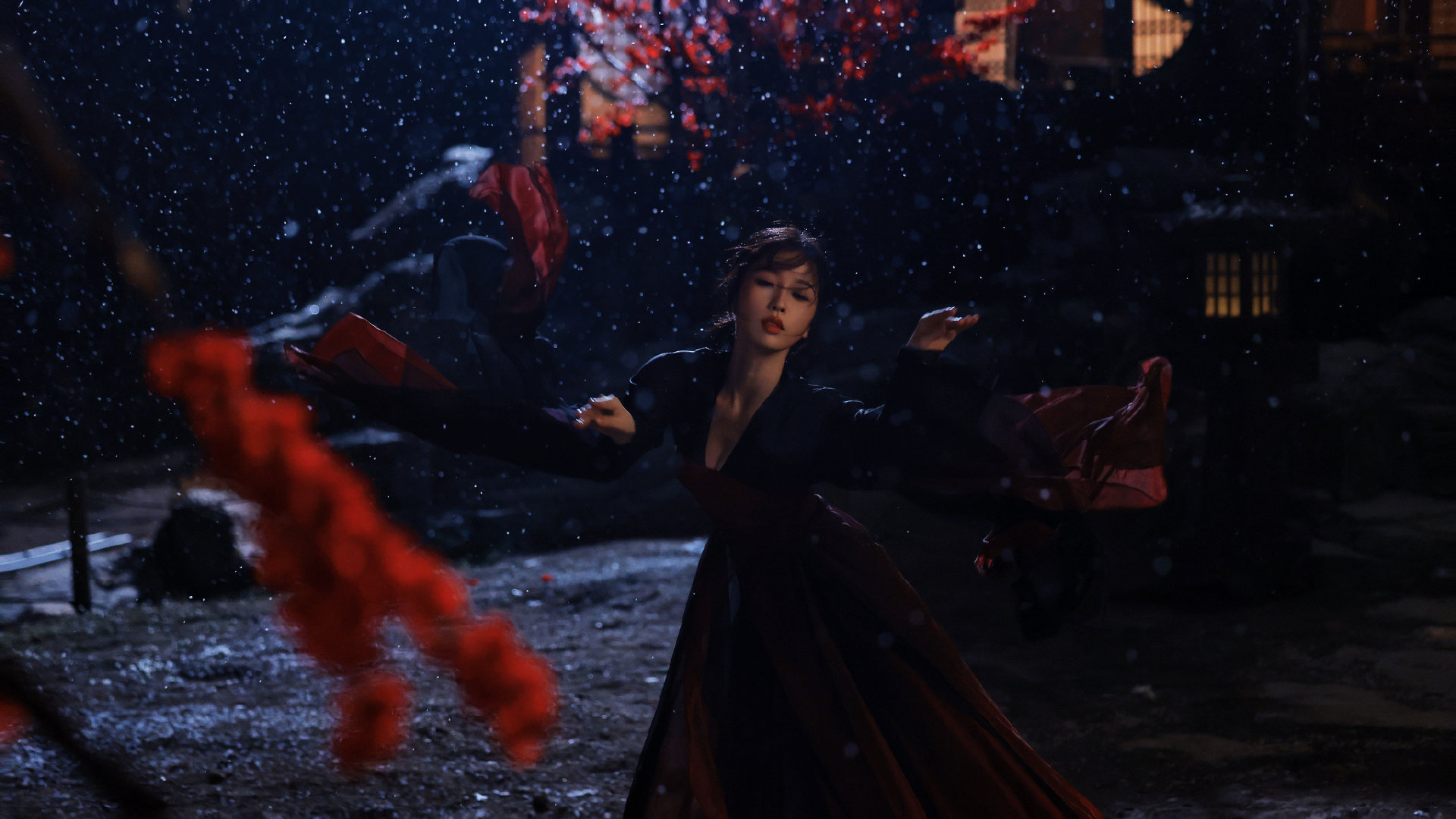 Ngu Thư Hân gây sốt với màn vũ đạo trong MV nhạc phim 'Tứ mộng' của Vân Chi Vũ - Ảnh 3