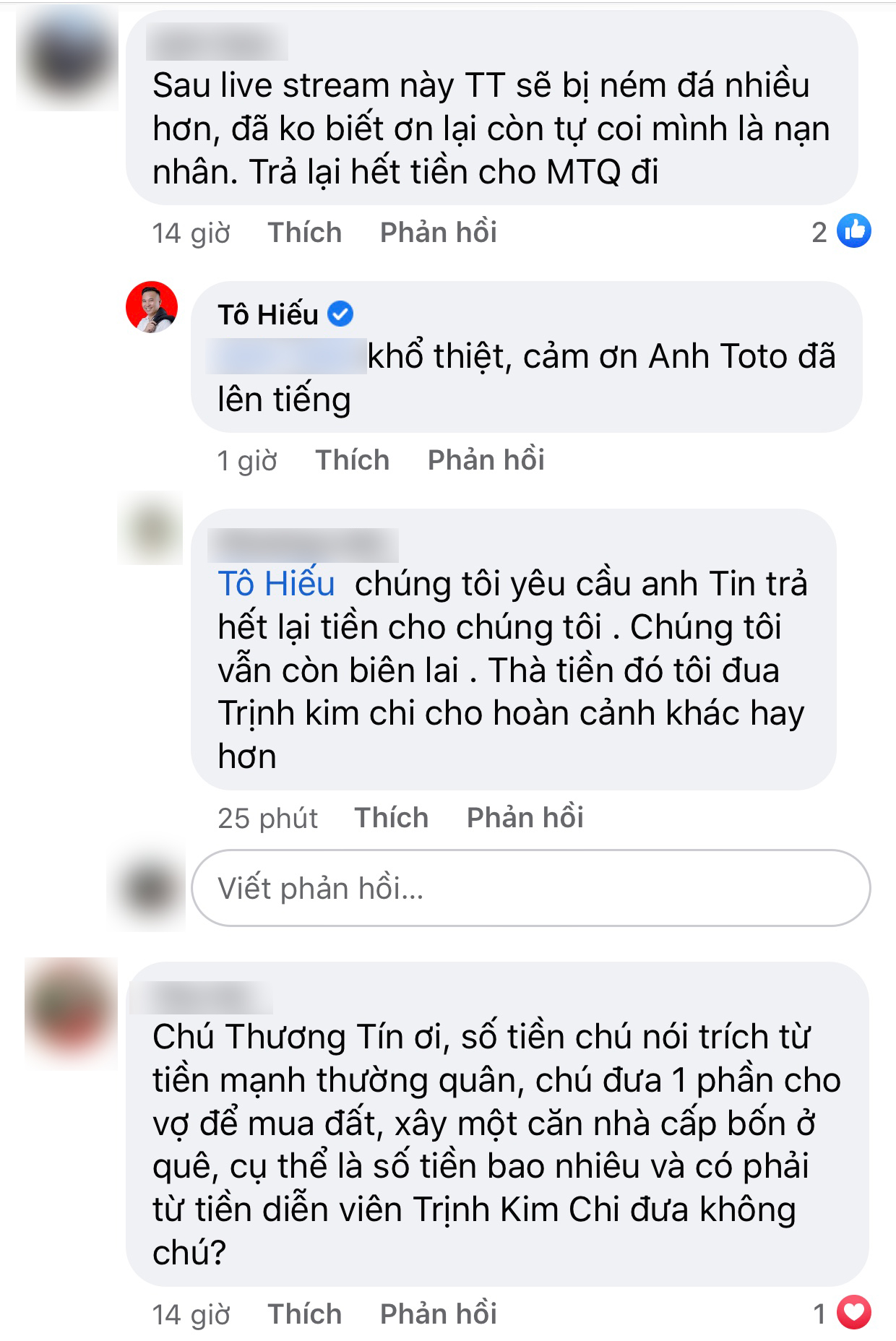 Netizen đòi Thương Tín trả lại tiền đã quyên góp sau lùm xùm 'quay lưng' tố Trịnh Kim Chi - Ảnh 3
