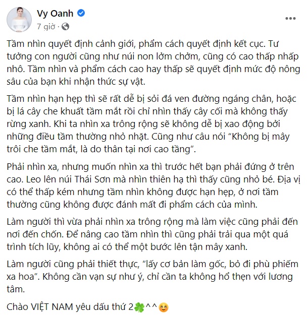 Thông tin mới liên quan đến vụ bà Nguyễn Phương Hằng vừa được công bố, ca sĩ Vy Oanh bất ngờ đăng đàn bàn về triết lý sống khiến dân tình xôn xao - Ảnh 4