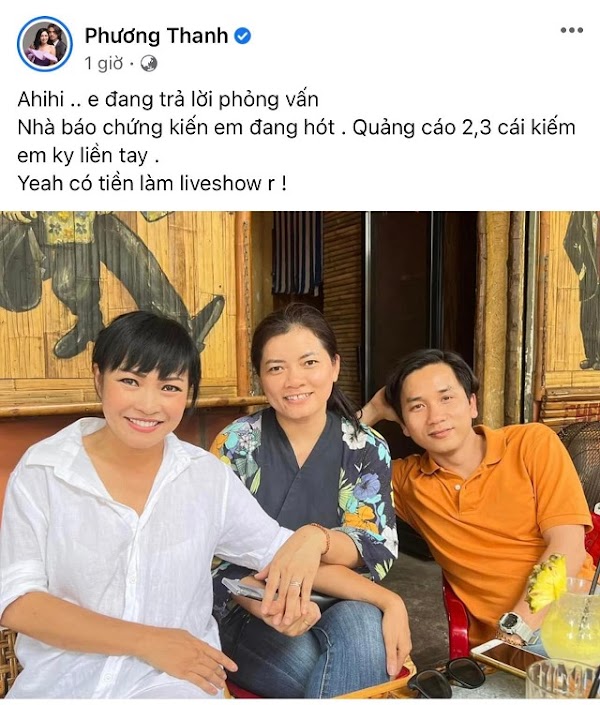 Nhờ công khai ‘tình trẻ', Phương Thanh khoe đắt show quảng cáo: tiền thu đủ làm liveshow  - Ảnh 1