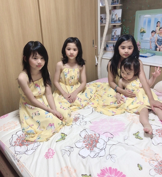 Mẹ Việt ở Nhật không áp lực chuyện sinh con trai, có 4 con gái xinh như hotgirl, ai nấy đều khen 'đẻ khéo thật sự'! - Ảnh 1