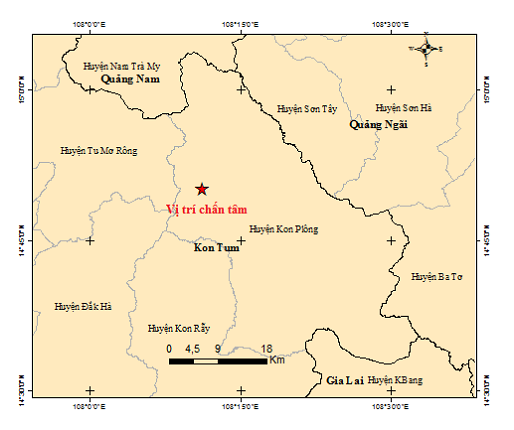 Ngày 16/5: Có 3 trận động đất liên tiếp xảy ra tại Kon Tum - Ảnh 2