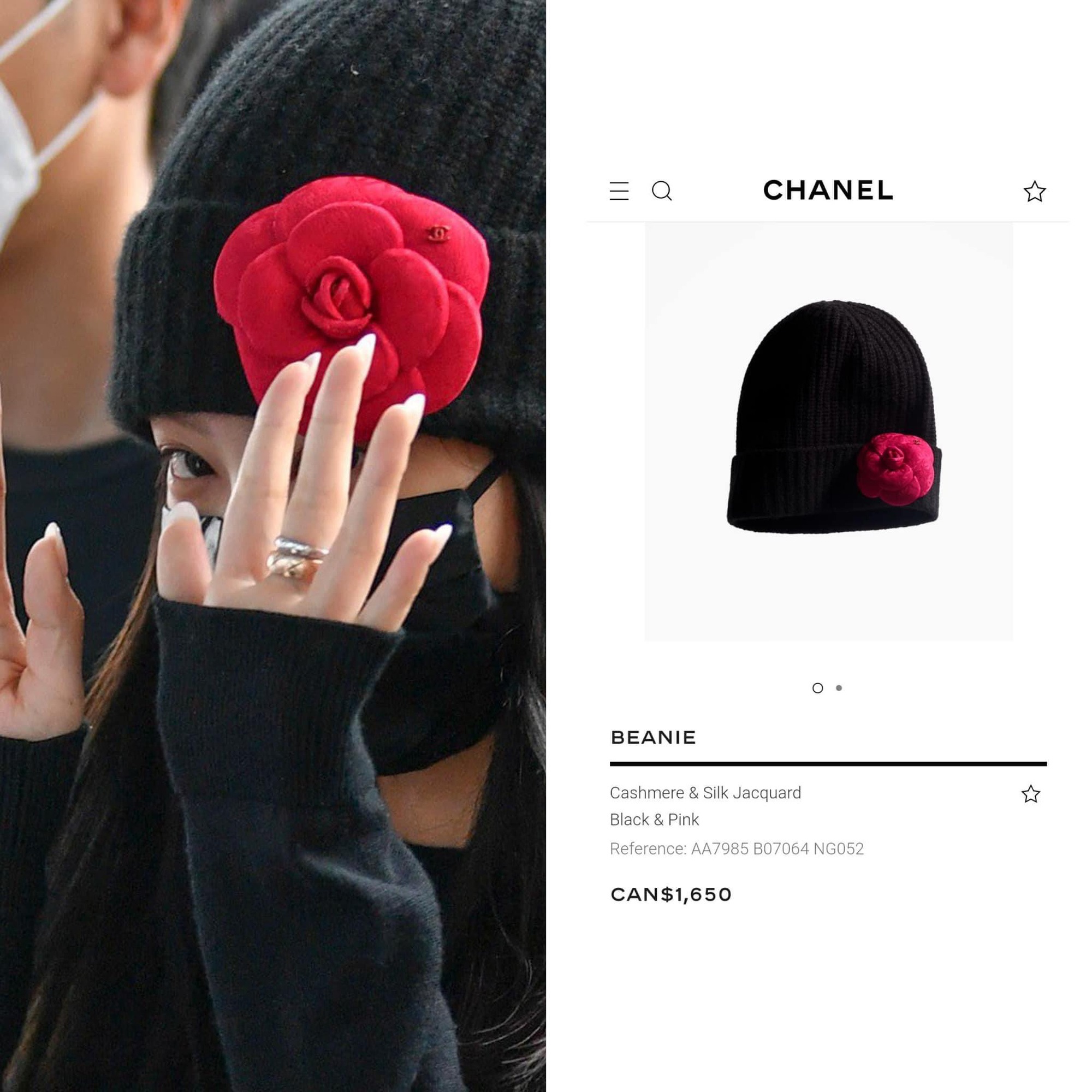 Jennie lên đường dự Paris Fashion Week, bông hoa đỏ cài mũ trông như 'lạc lối' ở đâu ra - Ảnh 4