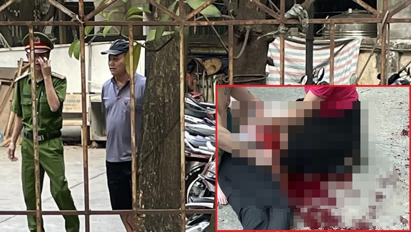 Rùng rợn án mạng trên đường phố Hà Nội: Người đàn ông bị đâm tử vong - Ảnh 1