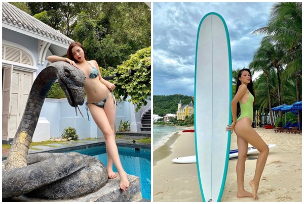 Đọ body của Kỳ Duyên – Tiểu Vy: Hai nàng Hậu thích diện bikini nhất showbiz Việt - Ảnh 6