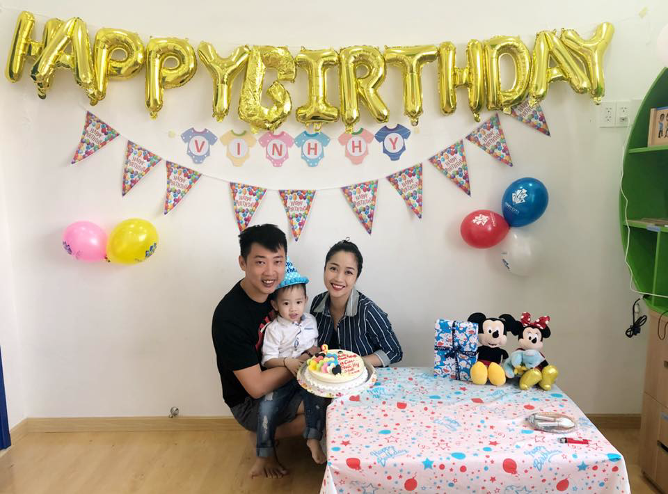 Ốc Thanh Vân hạnh phúc cùng ông xã Trí Rùa tổ chức sinh nhật ấm áp cho con trai - Ảnh 2