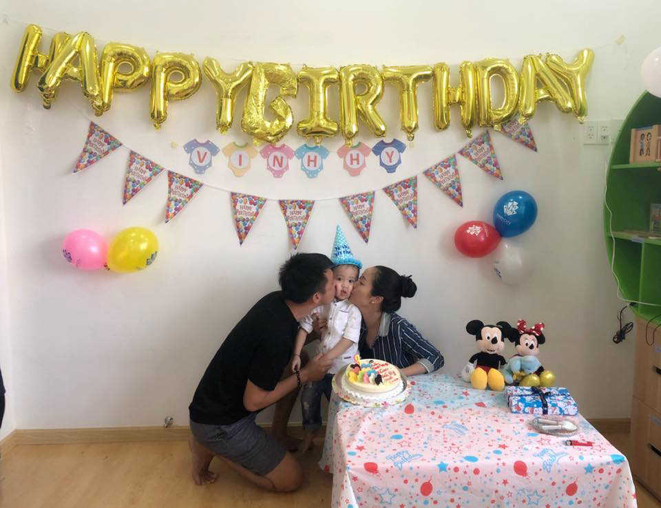 Ốc Thanh Vân hạnh phúc cùng ông xã Trí Rùa tổ chức sinh nhật ấm áp cho con trai - Ảnh 3