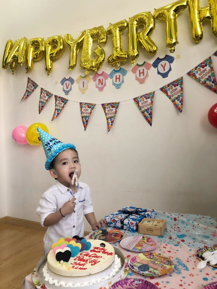 Ốc Thanh Vân hạnh phúc cùng ông xã Trí Rùa tổ chức sinh nhật ấm áp cho con trai - Ảnh 5