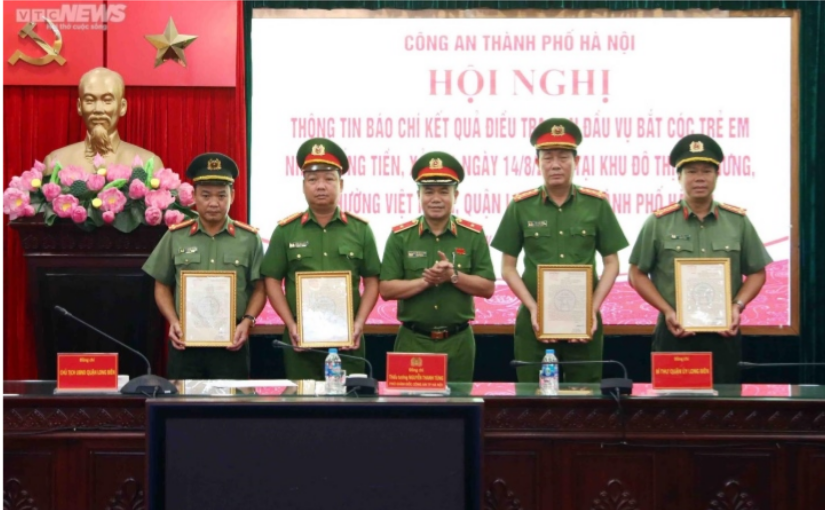 Bí thư Thành ủy Hà Nội gửi thư khen ngợi lực lượng tham gia giải cứu bé trai bị bắt cóc  - Ảnh 1