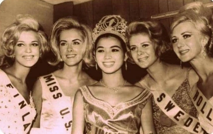 Nhan sắc vượt thời gian của Hoa hậu Hoàn vũ thế giới 1965: Visual đậm chất Á Đông, sắc vóc quyến rũ khó tin ở tuổi 76 - Ảnh 2