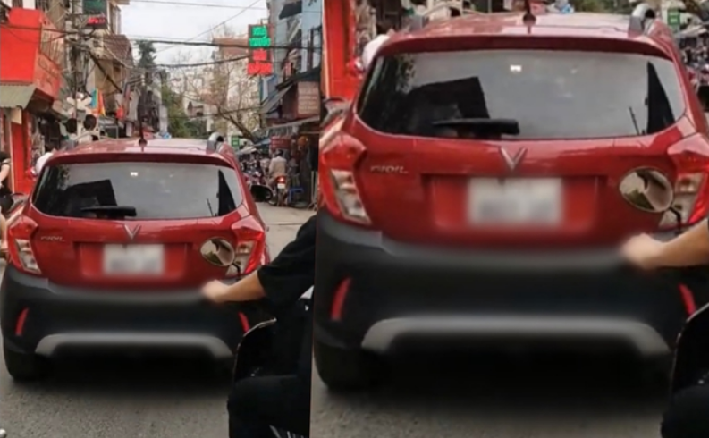 CA Hà Nội xử phạt ô tô phạm luật nhờ clip người dân gửi qua Facebook - Ảnh 1