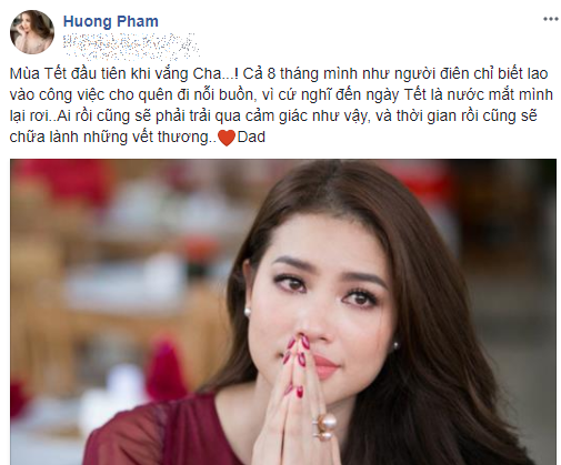 Hoa hậu Phạm Hương rơi nước mắt khi nghĩ về mùa Tết đầu tiên vắng cha - Ảnh 2