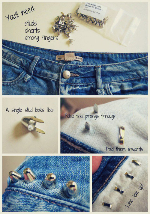 10 cách trang trí cho chiếc short jean cũ - Ảnh 1