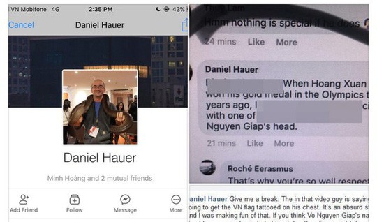 Mời Daniel Hauer lên làm việc vì phát ngôn xúc phạm Đại tướng Võ Nguyên Giáp - Ảnh 2