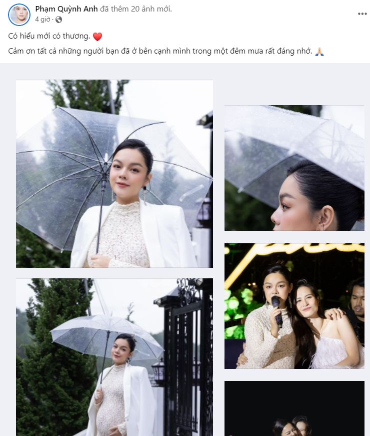 Hậu công khai mang thai lần thứ 3 Phạm Quỳnh Anh có động thái đáng chú ý đầu tiên trên MXH, netizen đồng loạt tràn vào chúc mừng - Ảnh 3