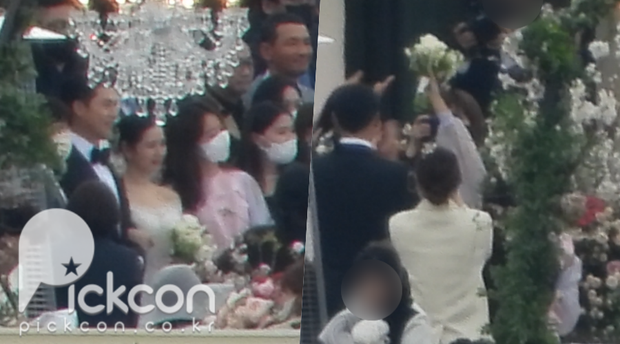 Video ghi lại toàn cảnh 'nữ thần SNSD Yoona' cùng dàn sao trong khoảnh khắc đón chờ bắt hoa cưới từ cô dâu Son Ye Jin - Ảnh 2