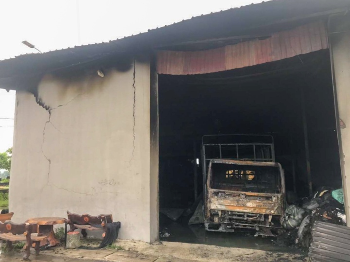 Cháy nhà lúc rạng sáng, 3 người trong gia đình chết thương tâm ở Bắc Giang - Ảnh 1