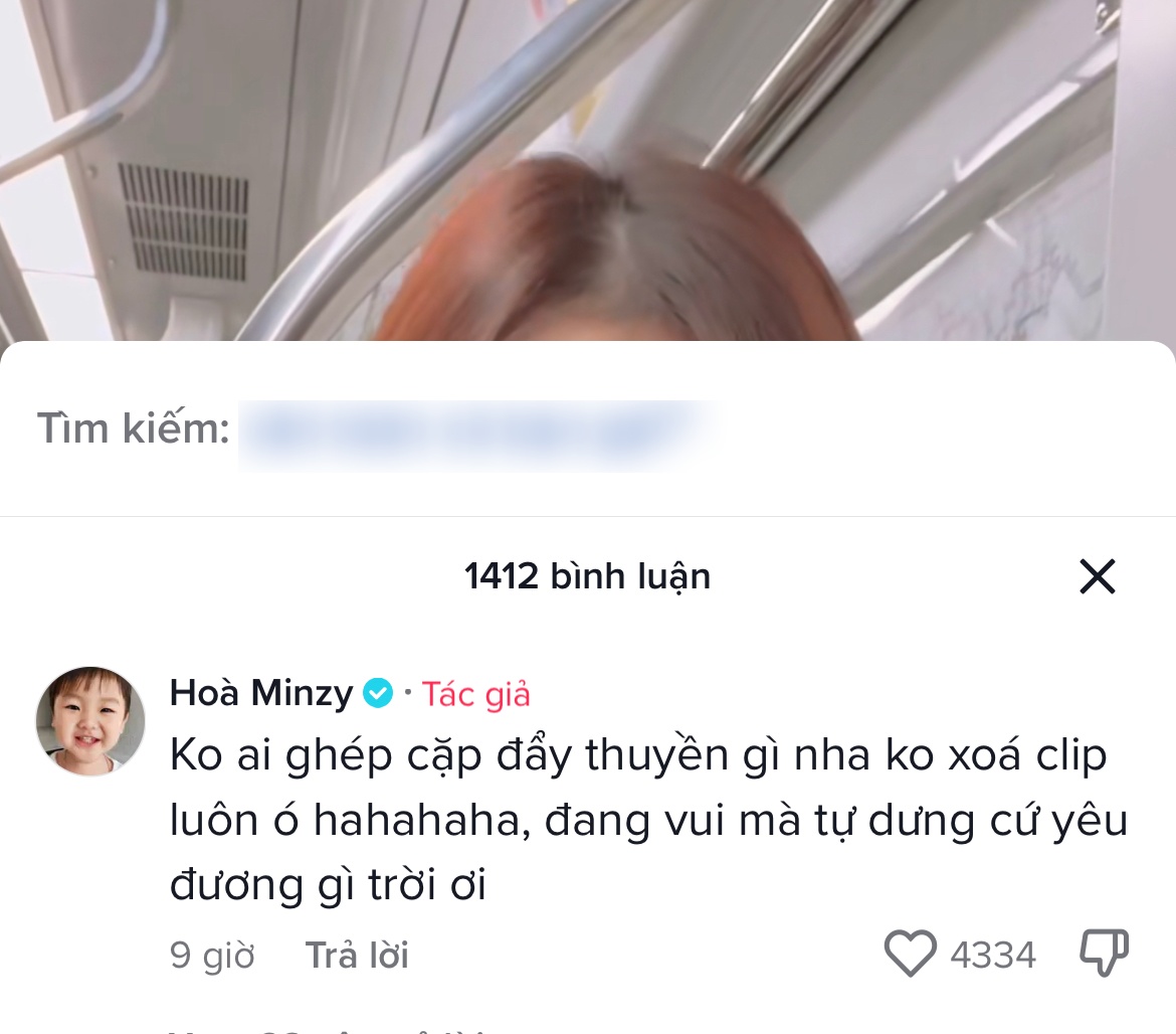 Phản ứng 'căng như dây đàn' của Hòa Minzy khi netizen liên tục 'đẩy thuyền' với cầu thủ Văn Toàn - Ảnh 1