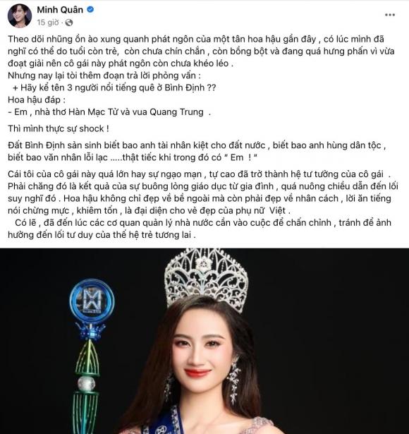 Dàn sao Việt tranh luận về phát ngôn của Hoa hậu Ý Nhi: Người đề nghị tước vương miện, người thương cảm vì tuổi trẻ bồng bột - Ảnh 3