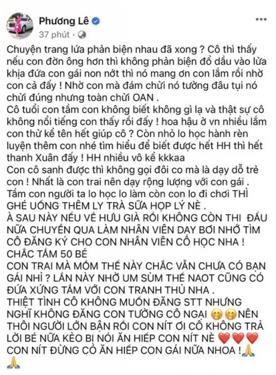 Dàn sao Việt tranh luận về phát ngôn của Hoa hậu Ý Nhi: Người đề nghị tước vương miện, người thương cảm vì tuổi trẻ bồng bột - Ảnh 9
