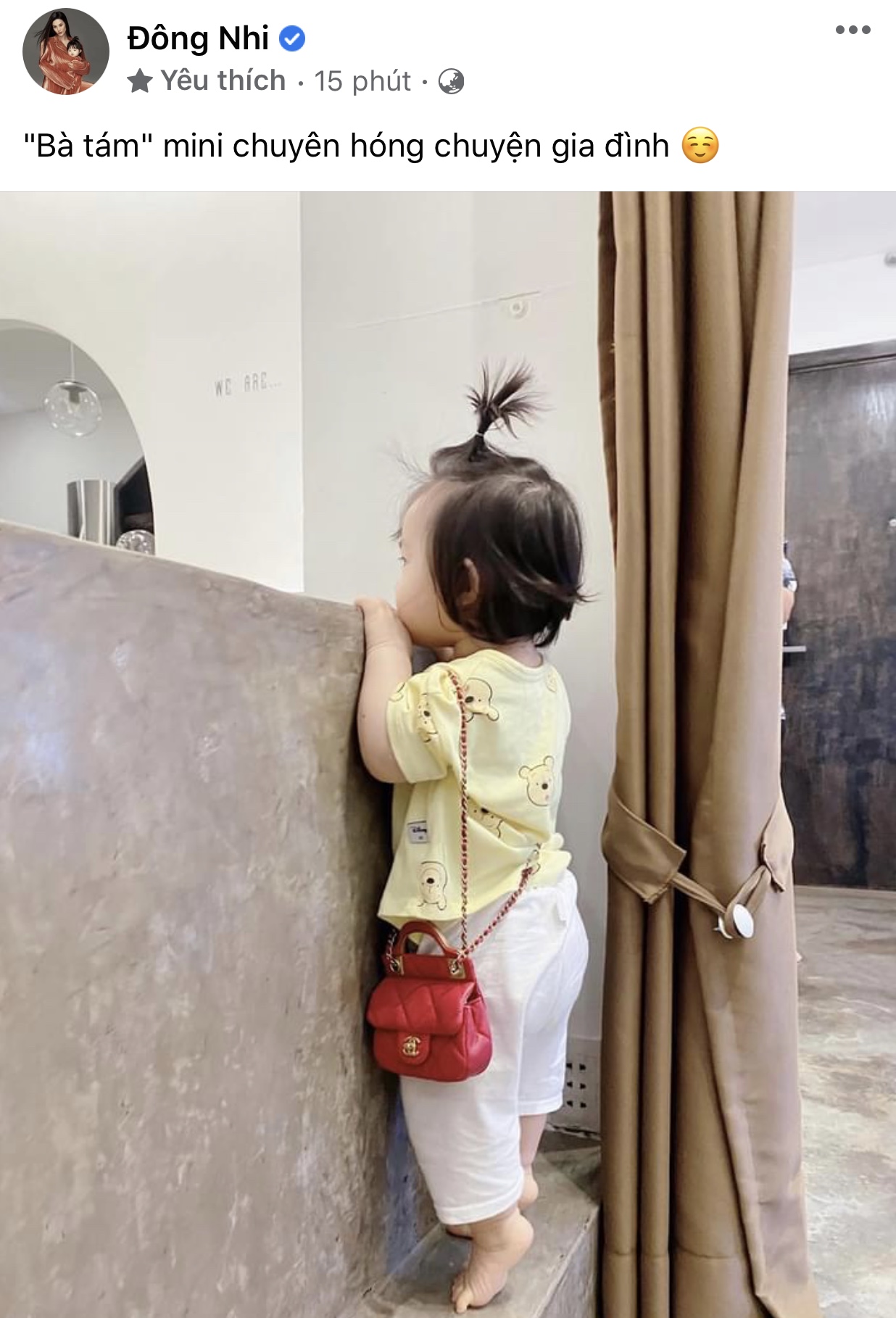 Ái nữ nhà Đông Nhi diện túi hiệu cực chất dù mới hơn 1 tuổi, netizen cười xỉu sự thật đằng sau - Ảnh 1