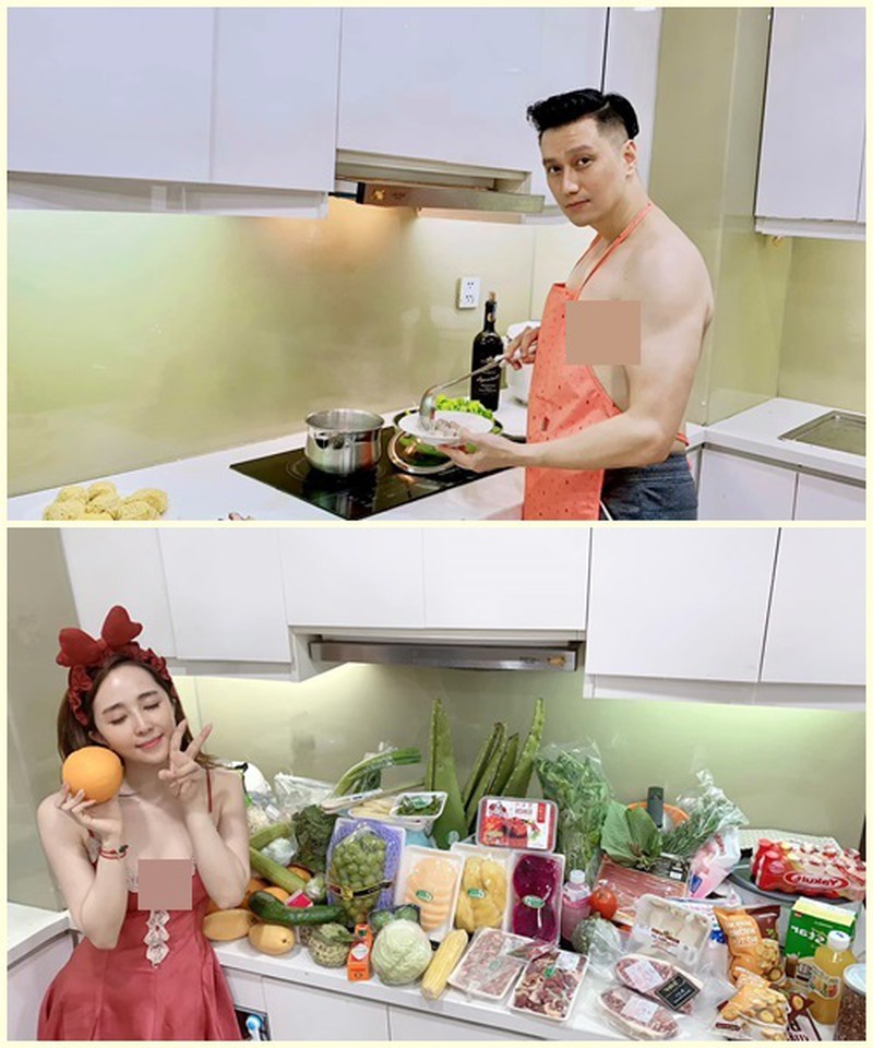'Chối đây đẩy' nhưng Quỳnh Nga lại bị soi 'dính thính' Việt Anh khi đăng ảnh sexy vào bếp  - Ảnh 4