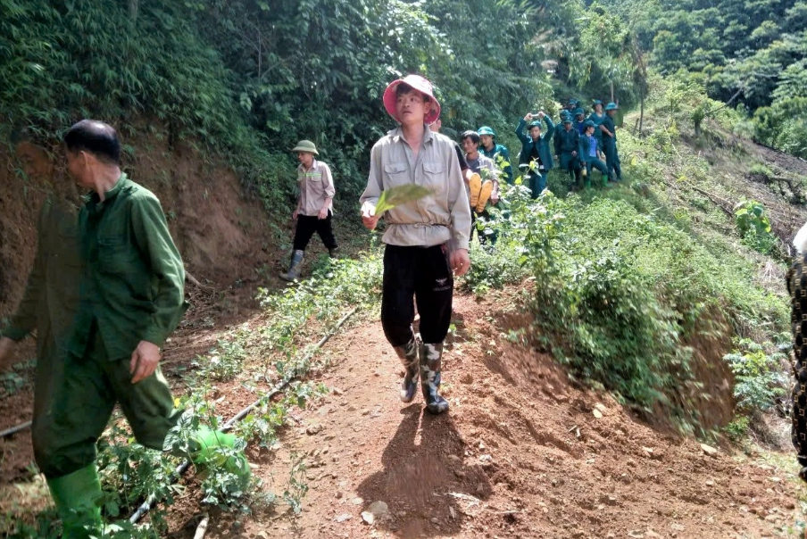 Huy động hơn 100 người tìm kiếm người phụ nữ mất tích khi vào rừng lấy măng - Ảnh 1
