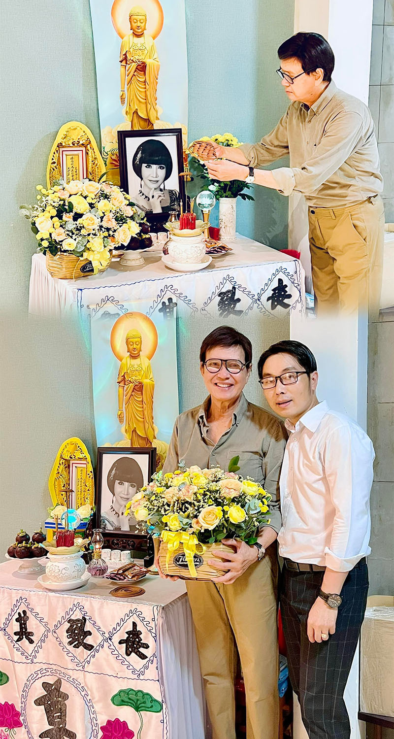 Sau khi Thanh Kim Huệ qua đời, nghệ sĩ Thanh Điền luôn giữ thói quen đặc biệt này dành cho vợ - Ảnh 1