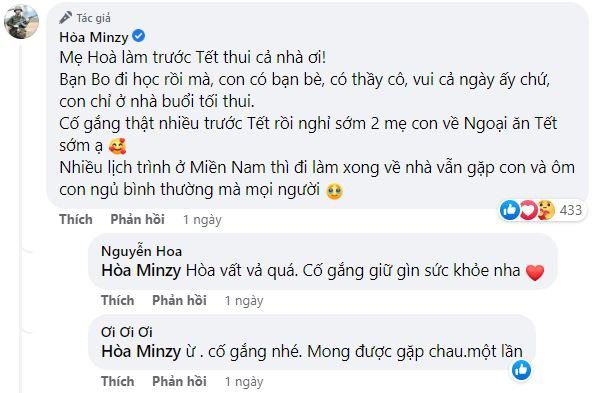 Hòa Minzy giải thích khi bị netizen chê trách, nói ham làm việc không có thời gian nào cho bé Bo - Ảnh 8