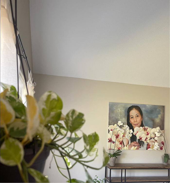 Diễn viên Kim Hiền sống trong biệt thự đầy hoa lá, xanh mướt bốn mùa - Ảnh 11