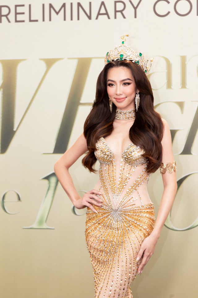 Thuỳ Tiên và dàn mỹ nhân tái xuất, 2 khách mời quốc tế xuất hiện trên thảm đỏ chung khảo Miss Grand Việt Nam - Ảnh 2