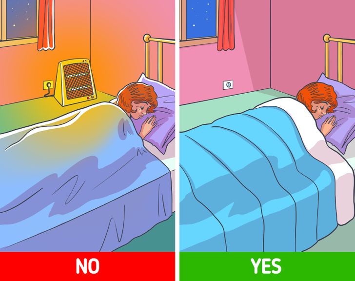 Ngủ trong phòng ấm hoặc có máy sưởi có lẽ không phải là lựa chọn an toàn cho bạn vì những lý do sau đây - Ảnh 1