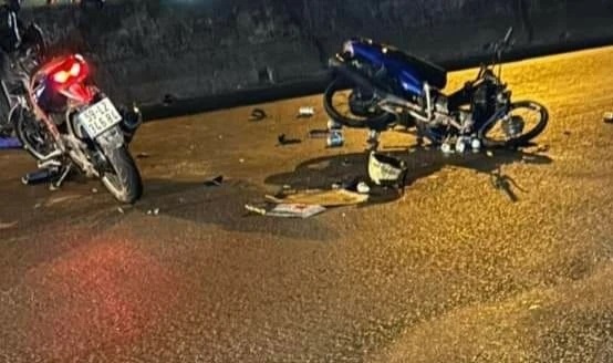 Hai xe máy tông nhau trên quốc lộ 1, một người tử vong tại chỗ - Ảnh 1