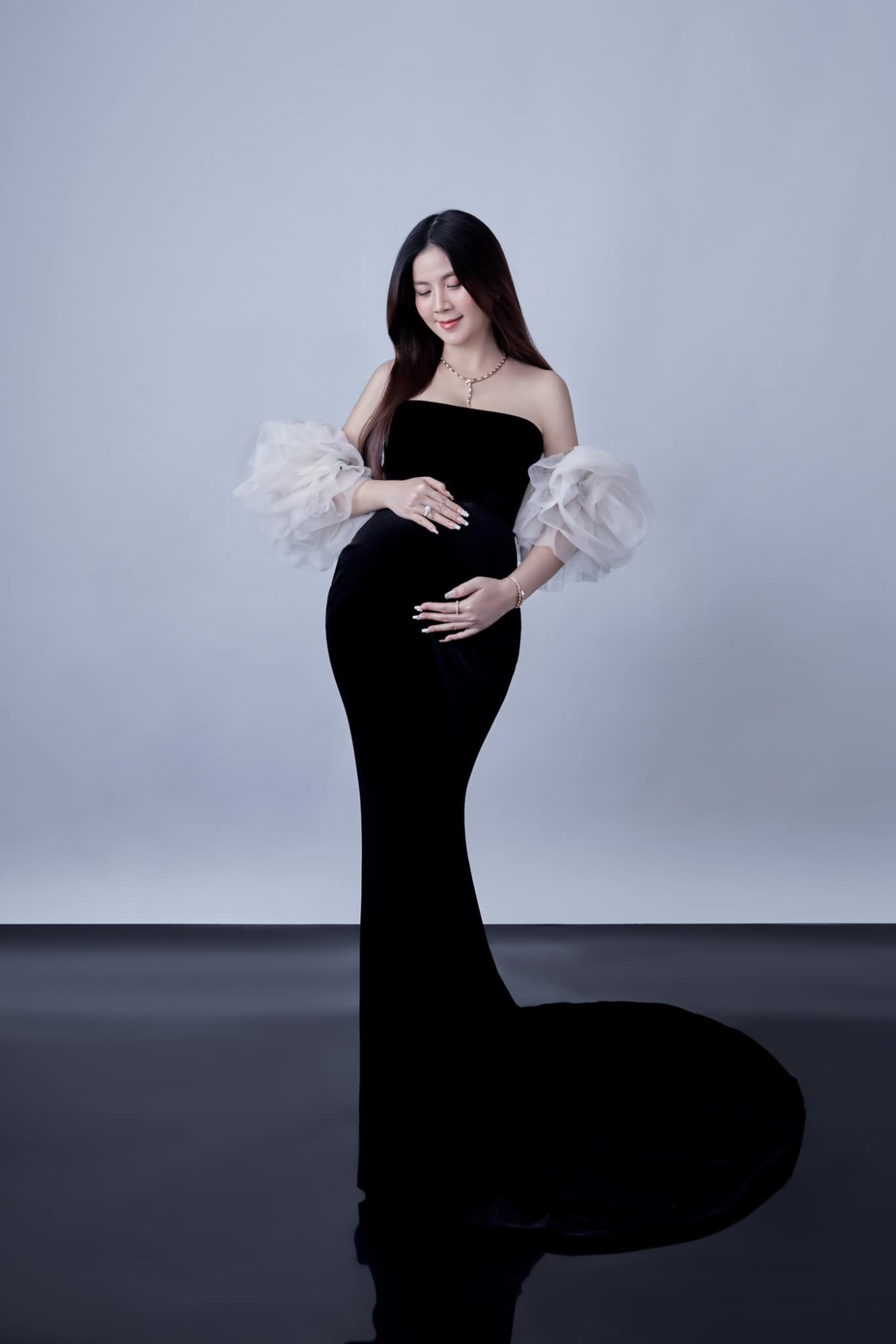 Kha Ly xác nhận đang mang thai 7 tháng sau 8 năm kết hôn với Thanh Duy  - Ảnh 5