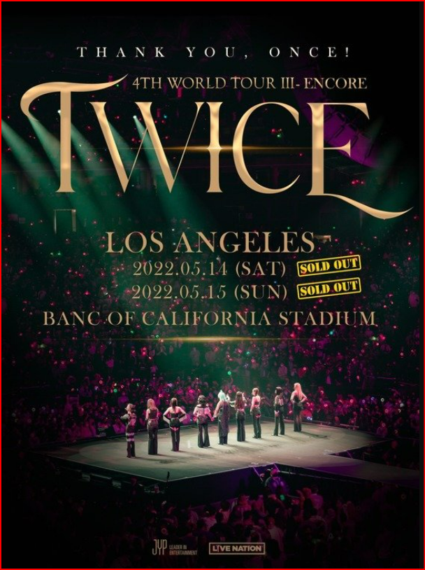 'Gà cưng' nhà JYP - TWICE vinh dự trở thành nhóm nhạc nữ K-POP đầu tiên tổ chức concert tại một trong những sân vận động lớn nhất nước Mỹ - Ảnh 1