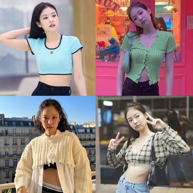 'Thánh tạo trend' Jennie có 5 kiểu áo len ruột, mix thế nào cũng siêu hay - Ảnh 1