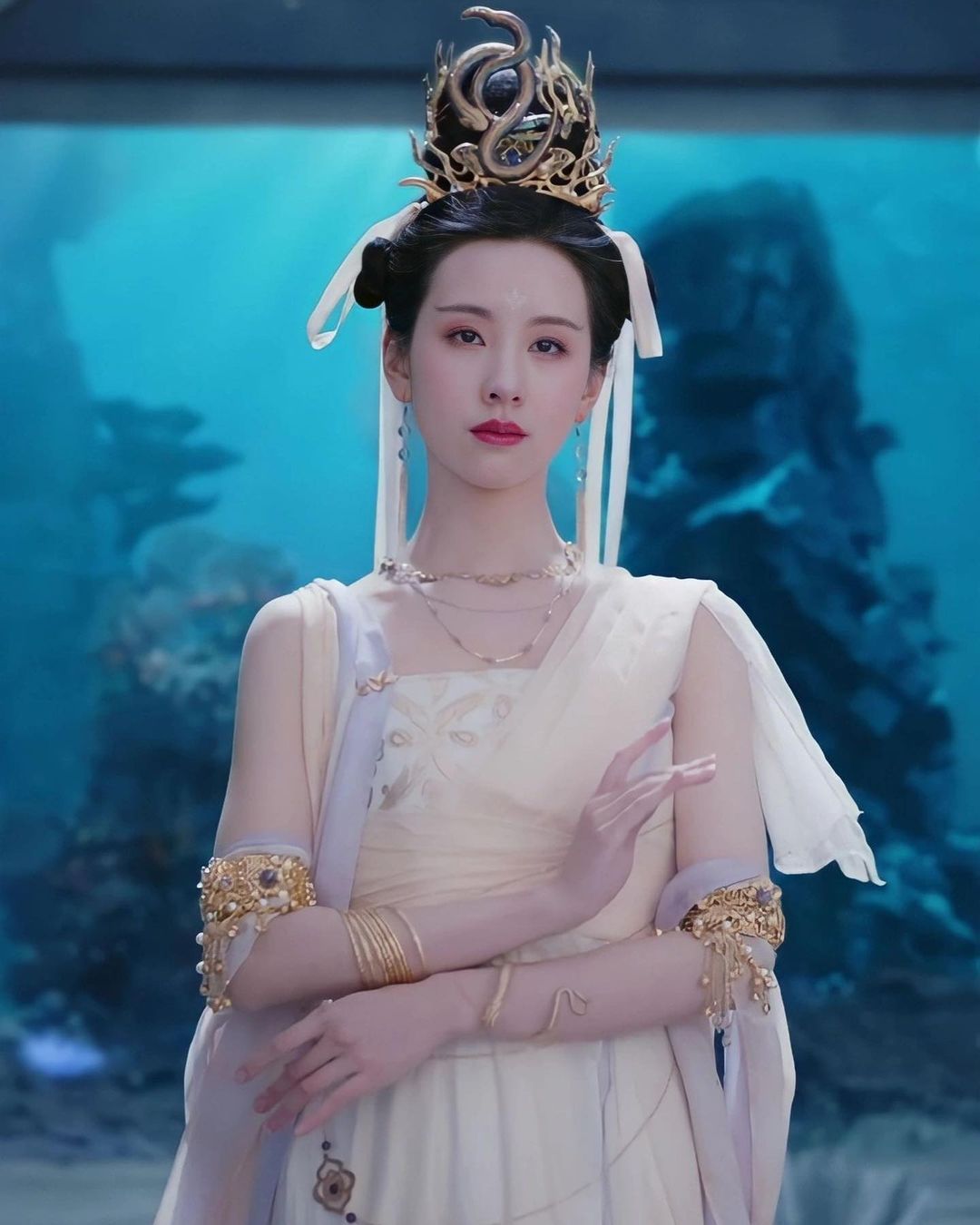 Nhan sắc không tì vết của Trần Đô Linh khi chưa qua chỉnh sửa trong buổi ra mắt phim mới - Ảnh 3