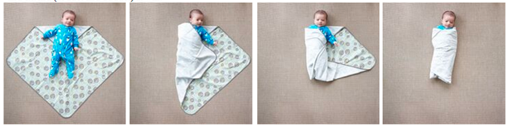 Cách quấn khăn cho trẻ sơ sinh khi ngủ đúng cách