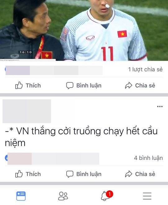 Hàng loạt kiểu ăn mừng lõa lồ phản cảm của giới trẻ sau chiến thắng lịch sử của U23 Việt Nam - Ảnh 1