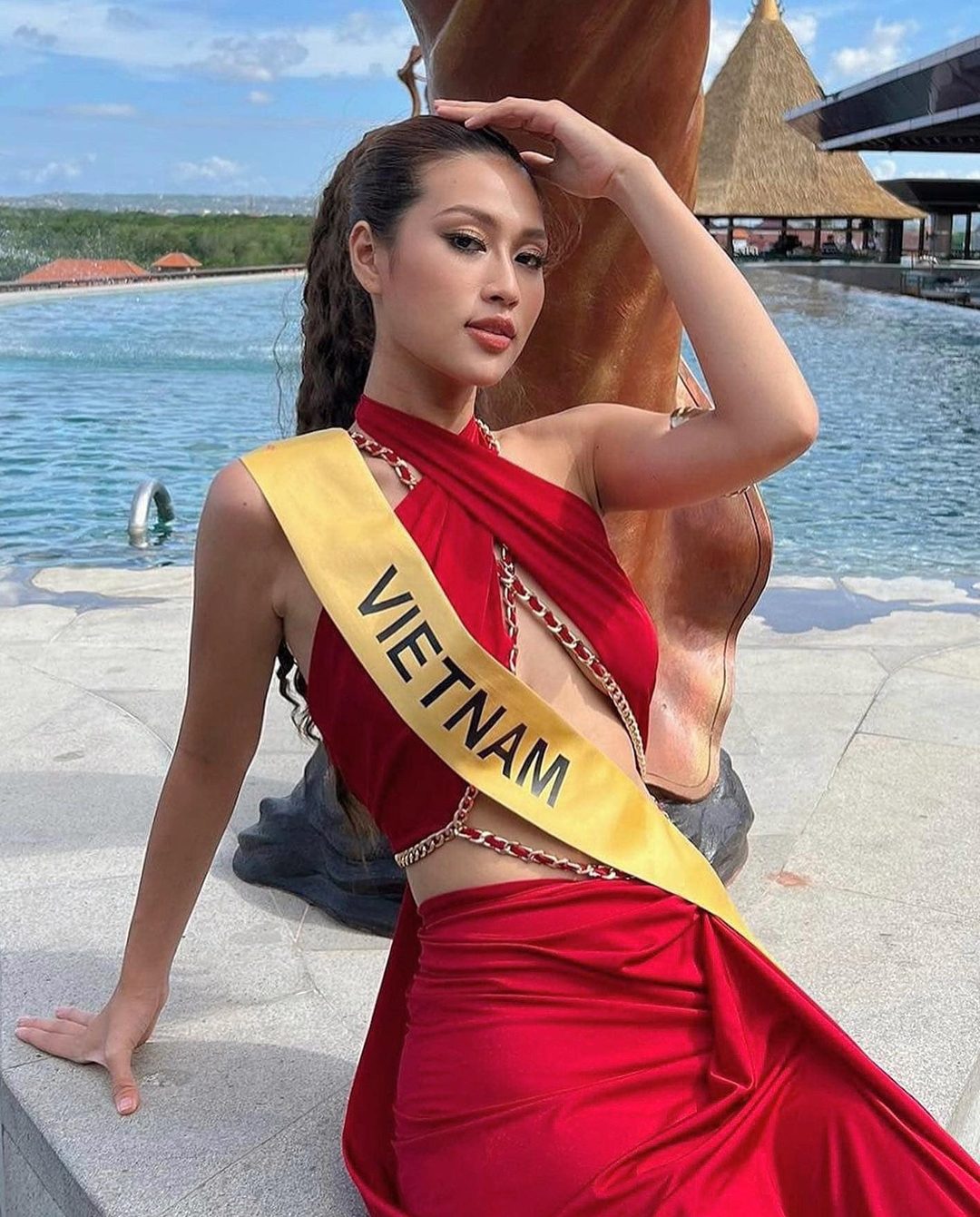 Bị 'tố' mặc quần ngược tham dự Miss Grand International, Thiên Ân lên tiếng: 'Mặc lộn có xíu thôi' - Ảnh 5