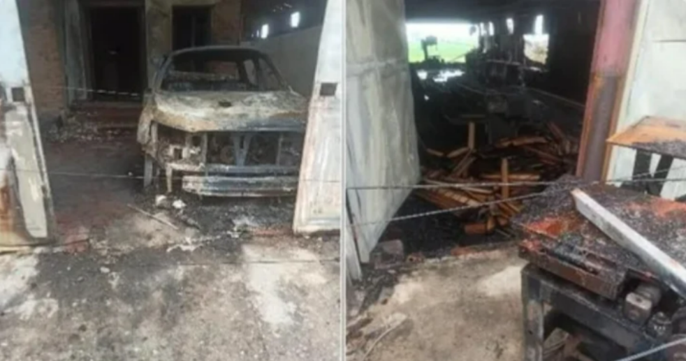 Bắc Giang: Cháy xưởng gỗ, 1 người chết, 4 người bị thương  - Ảnh 1