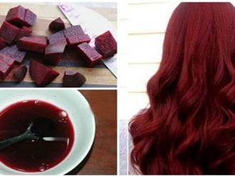 Nhuộm tóc tự nhiên màu nâu đỏ cực dễ thương cho bạn gái