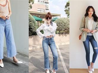 4 kiểu quần jeans chất lừ vừa hợp xu hướng, lại giúp đôi chân thon gọn, dài miên man