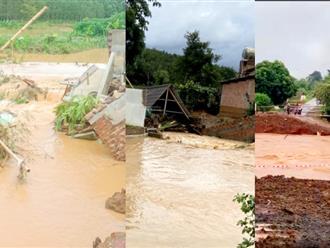 Hiện trường hoang tàn sau ảnh hưởng của cơn bão số 1 (Talim) ở Gia Lai, Kon Tum