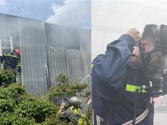 TP.HCM: Cháy lớn kèm tiếng nổ tại phân xưởng, nhiều người tháo chạy